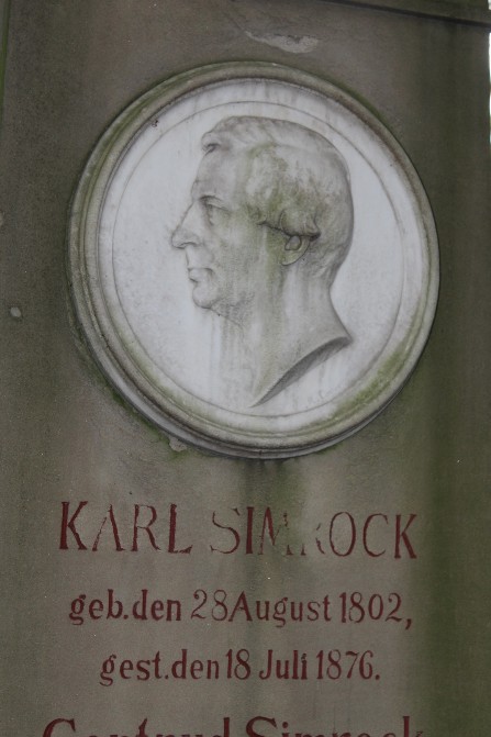 Grabstätte von Karl Joseph Simrock in Bonn
